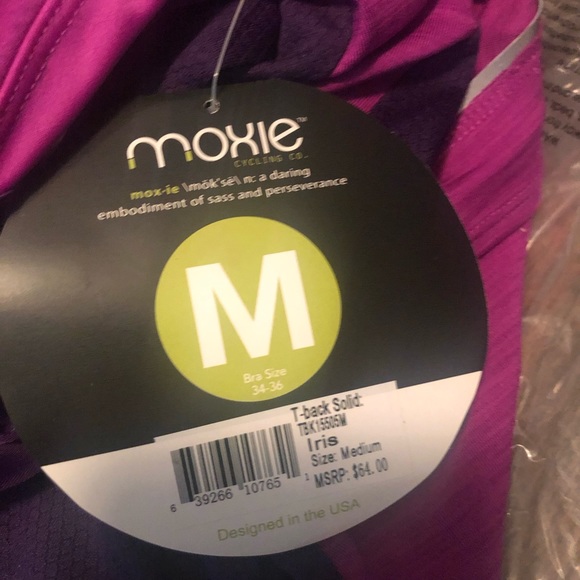 Moxie Cycling Iris Purple Tank Top - Picture 4 of 4